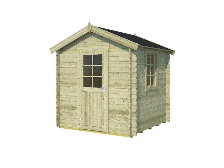 Outdoor Life Blokhut Wels Groen Geïmpregneerd 200 x 200 cm - Afbeelding 2